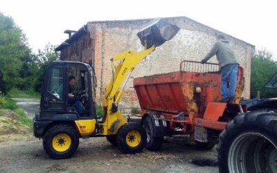 Zweiter Testlauf für unser DIY Kompostwerk im Gutsgarten