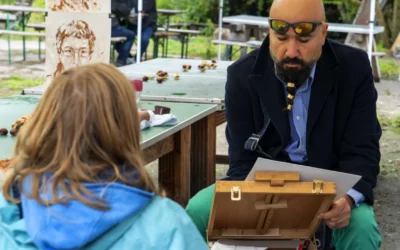 Kommt in den Garten, lasst euch zeichnen und erzählt eure Geschichten…