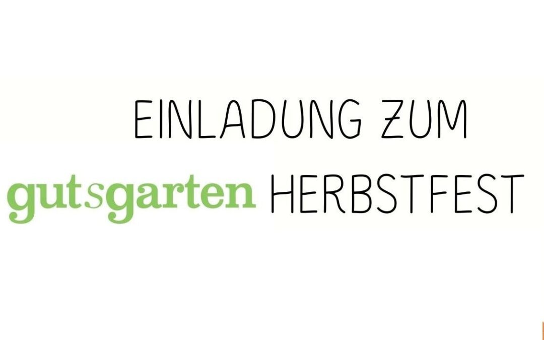 Herbstfest im Gutsgarten am 10. Oktober 2026